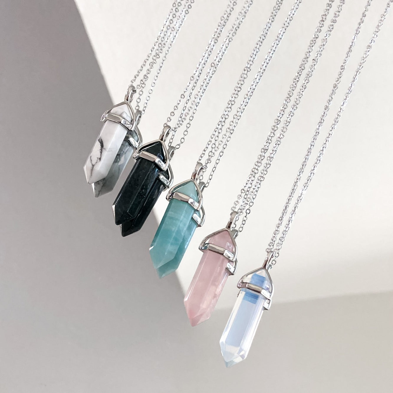 Obsidian Point Necklace