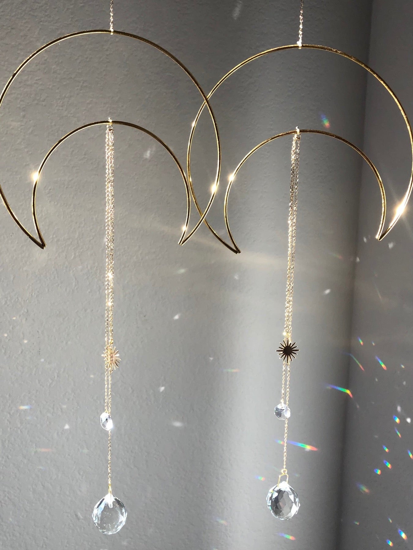 Crescent Moon Sun Catcher