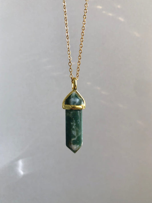 Indian Agate Point Necklace