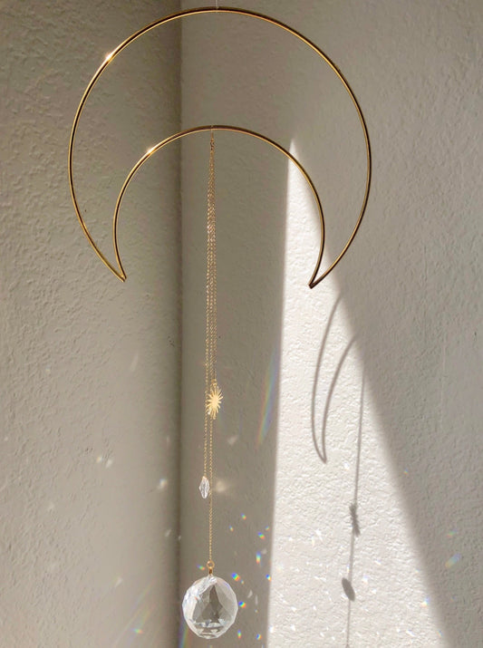 Crescent Moon Sun Catcher